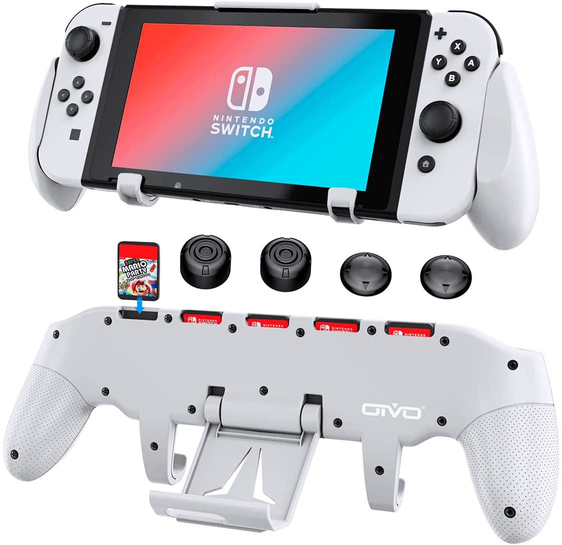 Grip Case for Nintendo Switch & OLED with Adjustable Stand oivogaming
