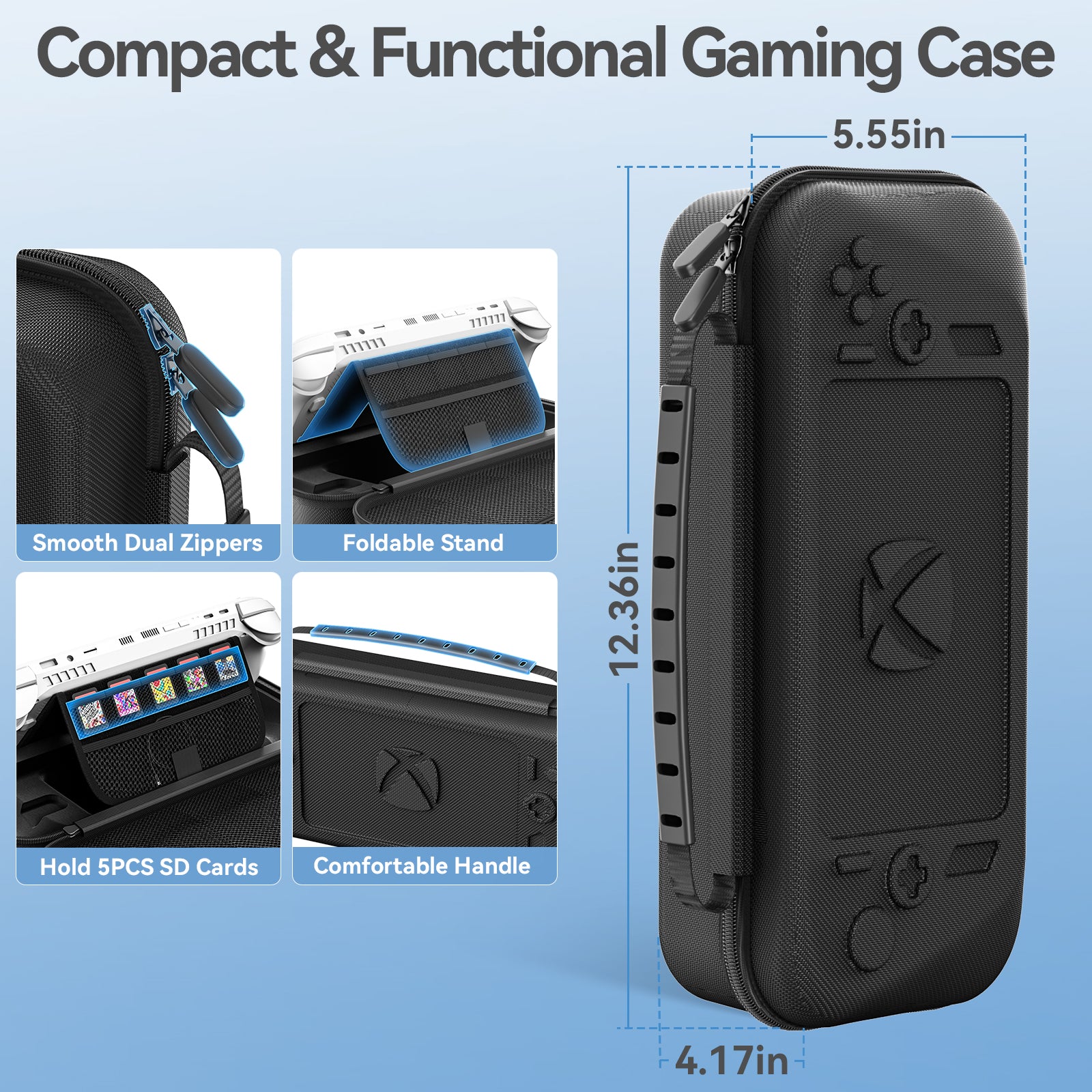 Hard Shell Carrying Case for ASUS ROG Xbox Ally / X (2025) – oivogaming