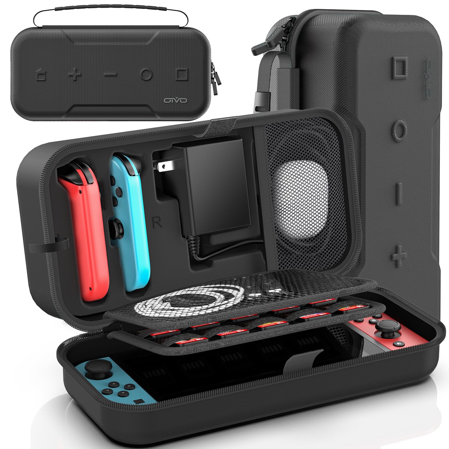 Switch OLED Carrying Case Compatible with Nintendo Switch & OLED