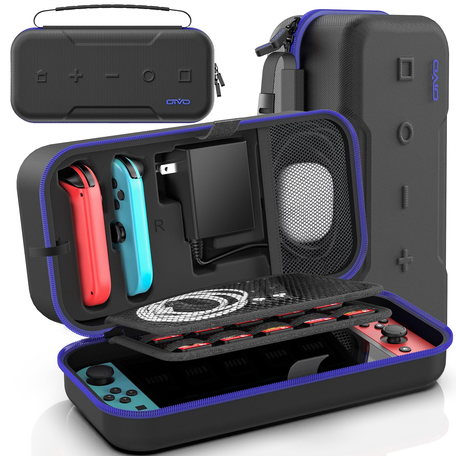 Switch OLED Carrying Case Compatible with Nintendo Switch & OLED
