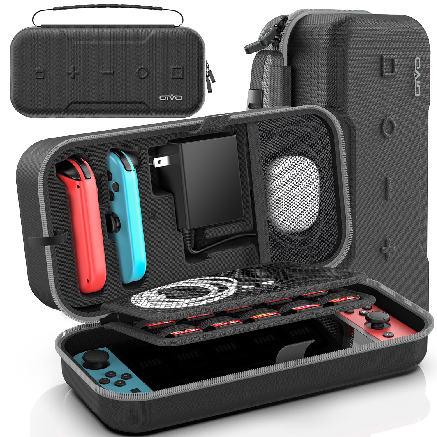 Switch OLED Carrying Case Compatible with Nintendo Switch & OLED