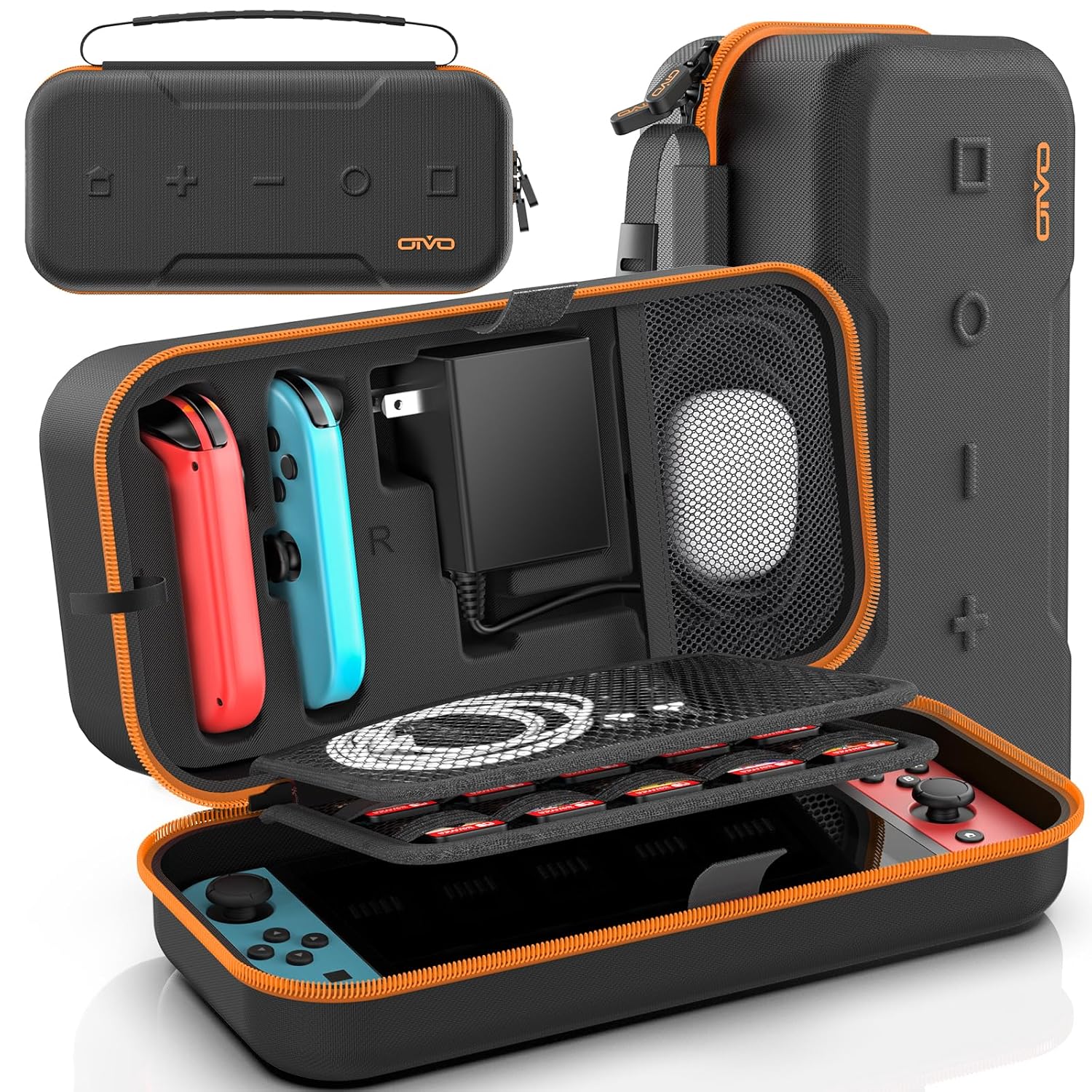 Switch OLED Carrying Case Compatible with Nintendo Switch & OLED