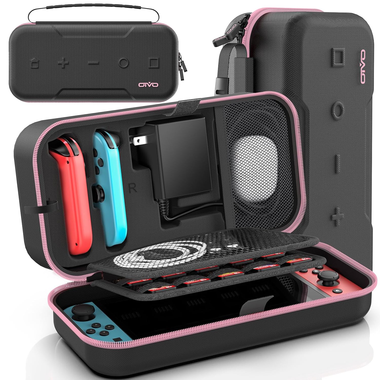 Switch OLED Carrying Case Compatible with Nintendo Switch & OLED