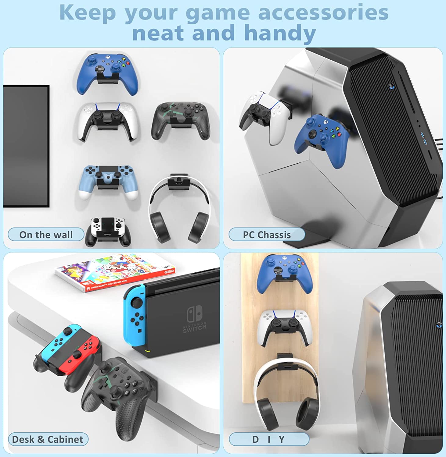 Controller Wall Mount Holder – oivogaming - Main Image