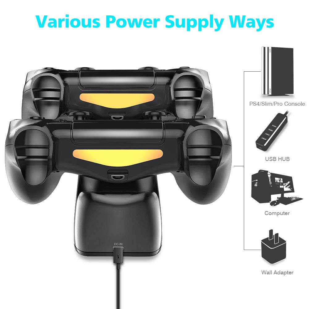 Amazon Pa4 Charger PS4 Controller Charger Dock Station – Oivogaming