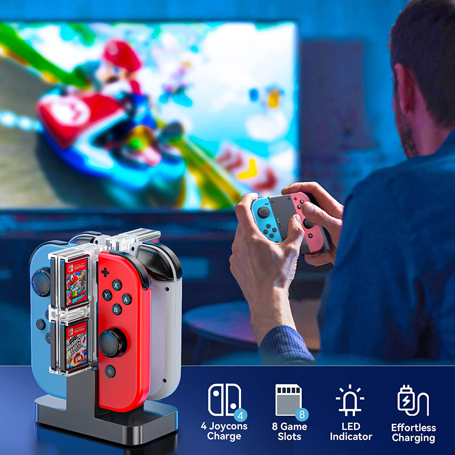 Switch Controller Charger for Joycons