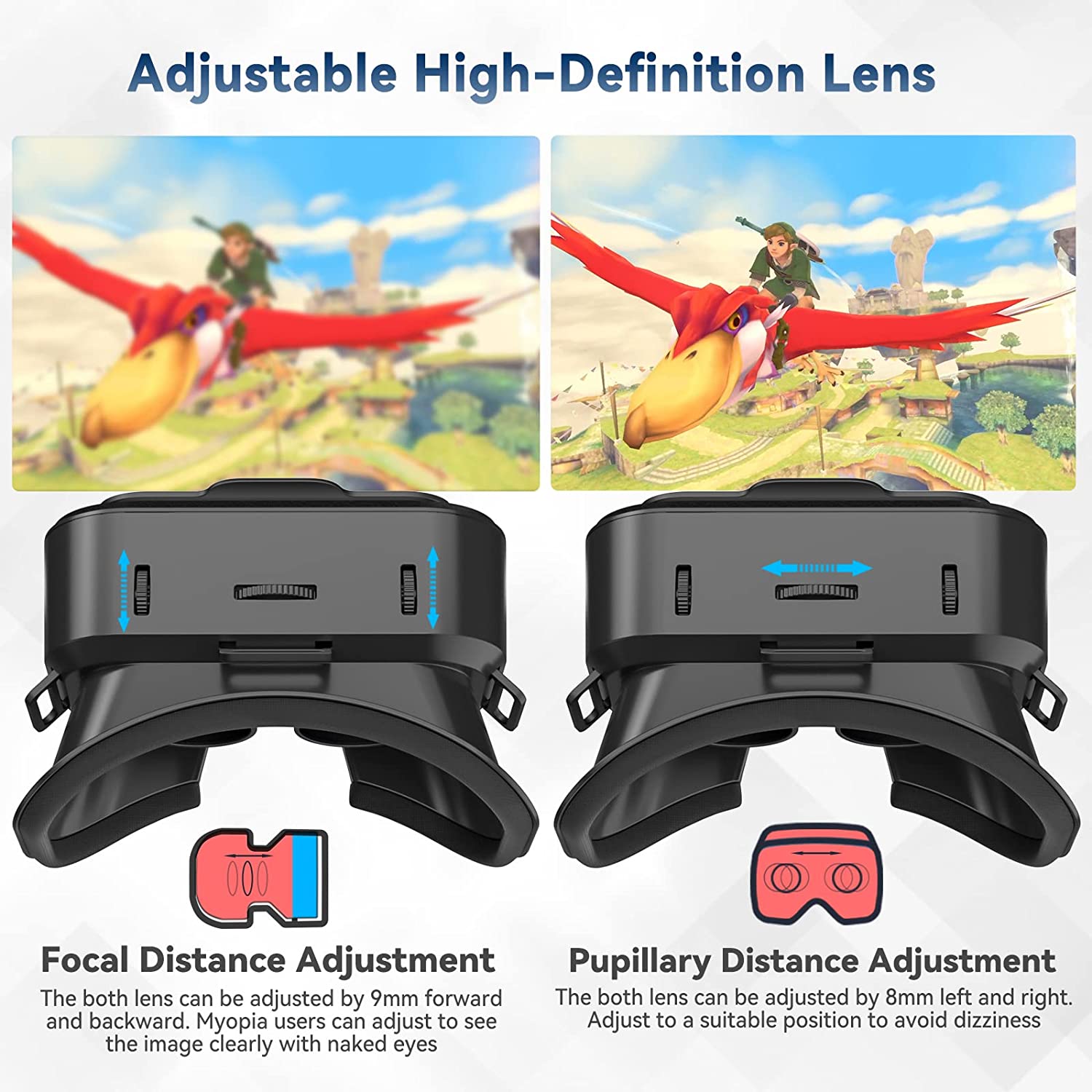 VR Headset Compatible with Nintendo Switch & Nintendo Switch OLED