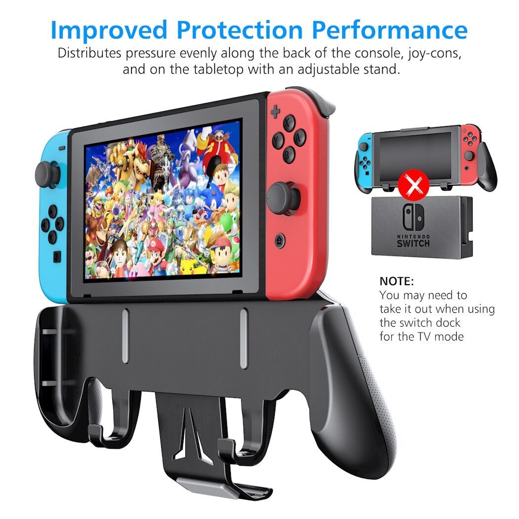 OIVO Switch Pro Grip with Upgraded Adjustable Stand 
