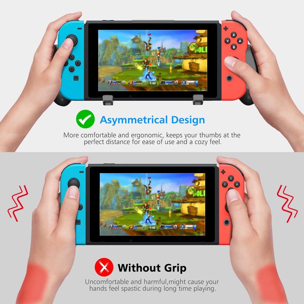 OIVO Switch Pro Grip with Upgraded Adjustable Stand 